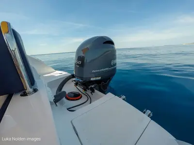 Galeon Galia 630, a motorboat at Mali Lošinj, Croatia