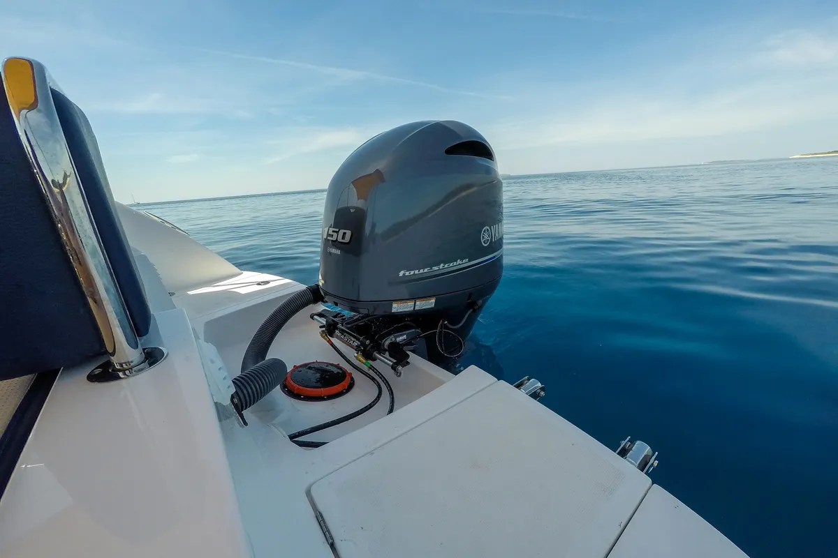 Galeon Galia 630, a motorboat at Mali Lošinj, Croatia