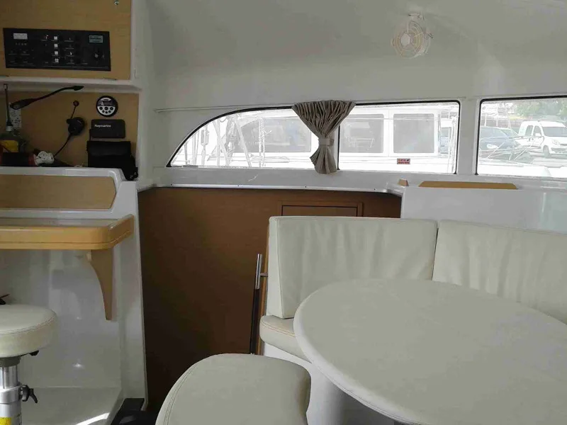 Salon of Pegasus, a Lagoon 380 S2 catamaran at Municipal Unit of Rhodes, Greece