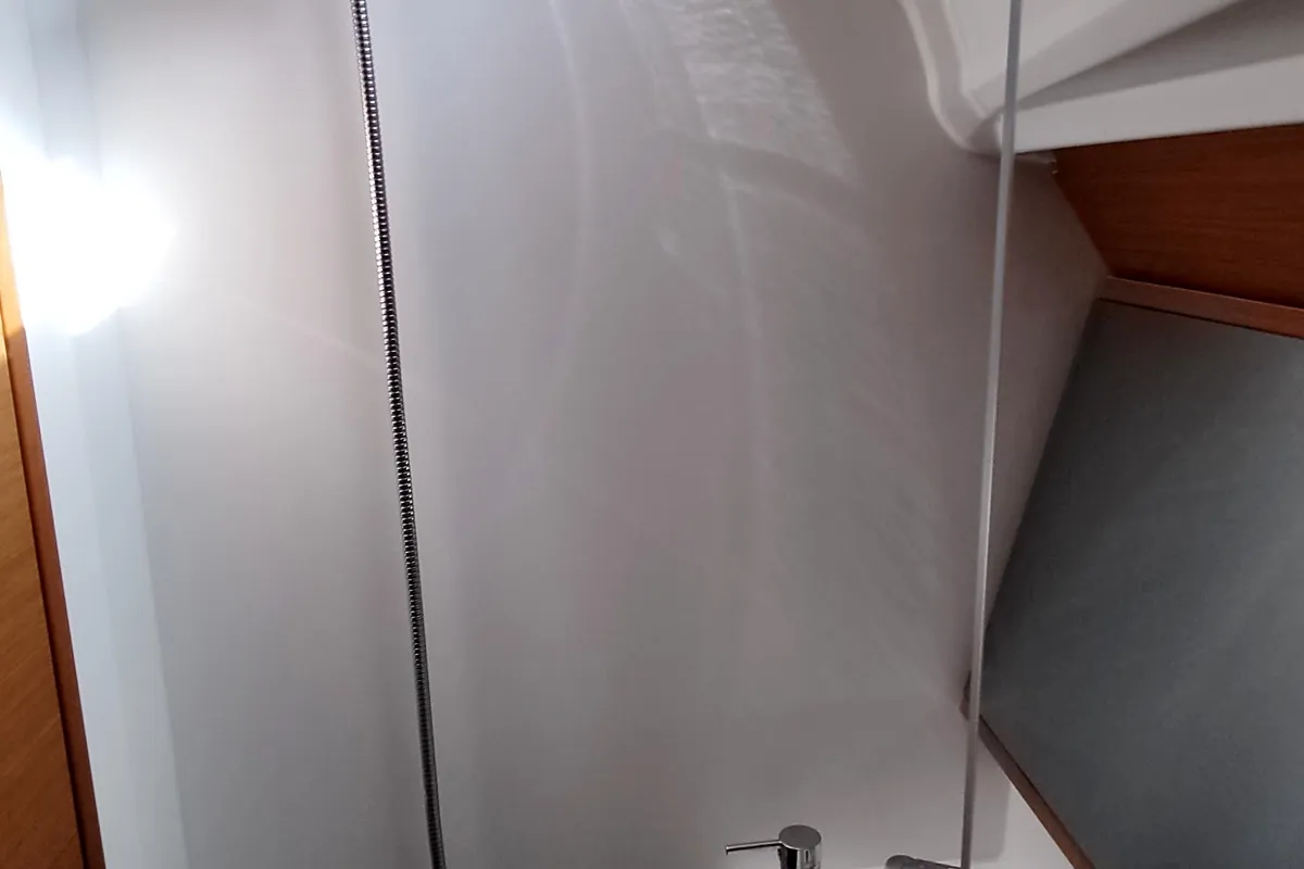 Melisandra, a Jeanneau Sun Odyssey 410 sailboat at Piraeus, Greece