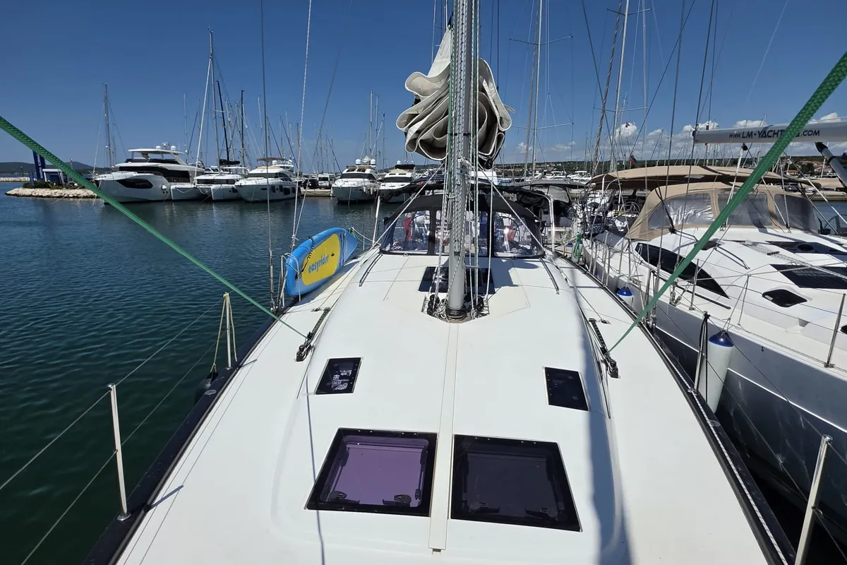 More 55, a sailboat at Biograd na Moru, Croatia