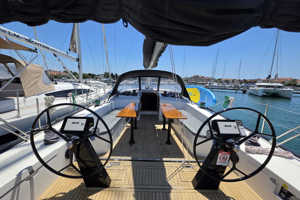 More 55, a sailboat at Biograd na Moru, Croatia