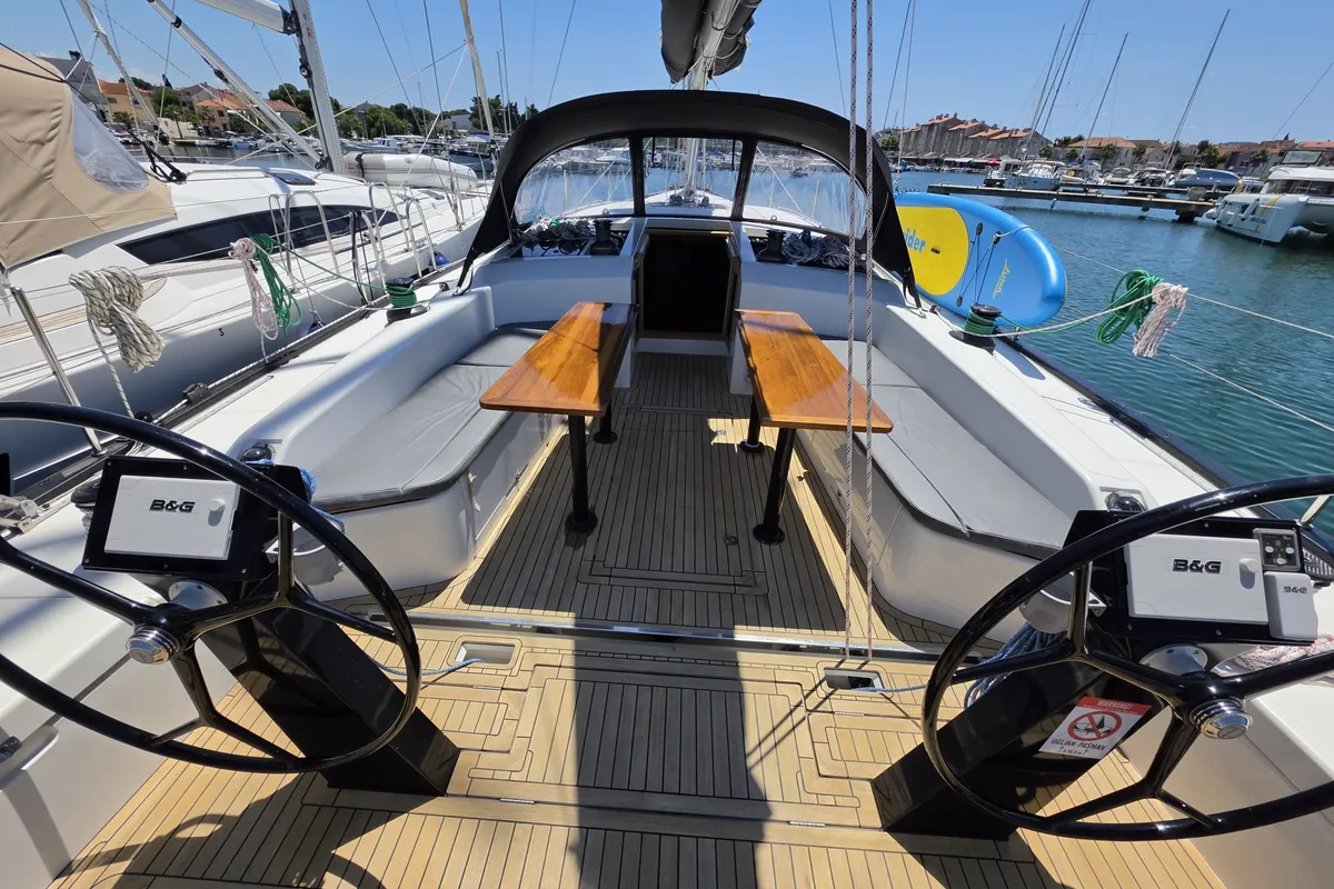 More 55, a sailboat at Biograd na Moru, Croatia