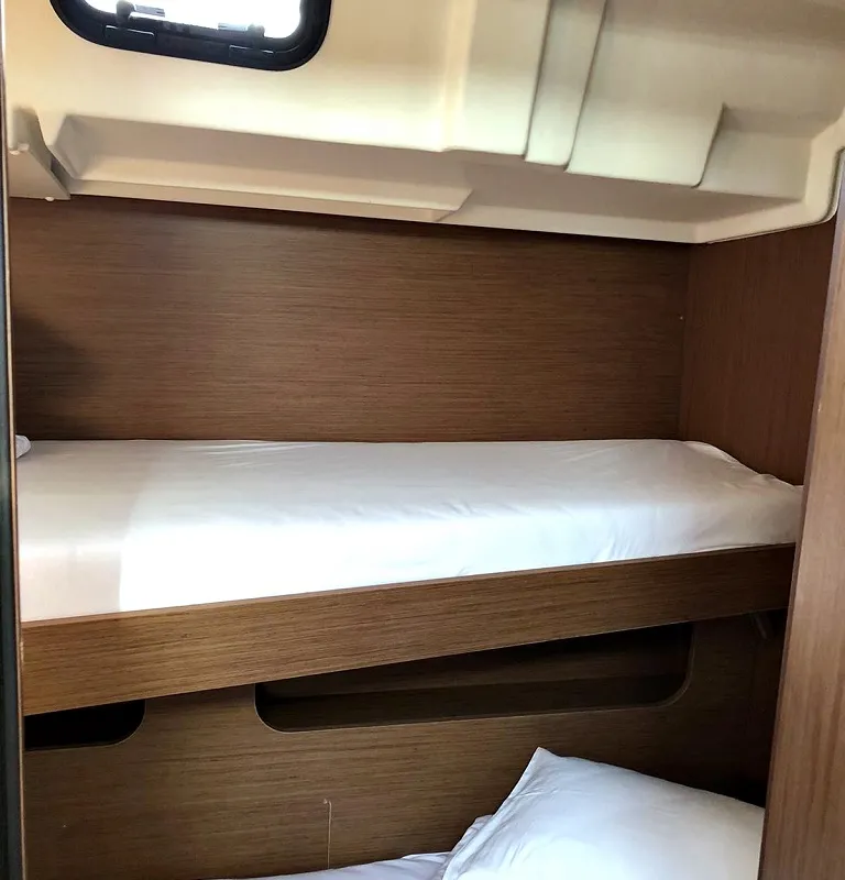 Cabin on Pearl Dreams, a Beneteau Oceanis 51.1 sailboat at Općina Sukošan, Croatia