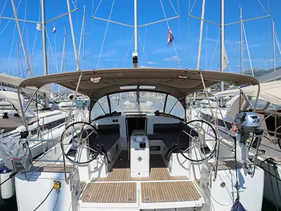 Pullan, a Jeanneau Sun Odyssey 440 sailboat at Grad Kaštela, Croatia