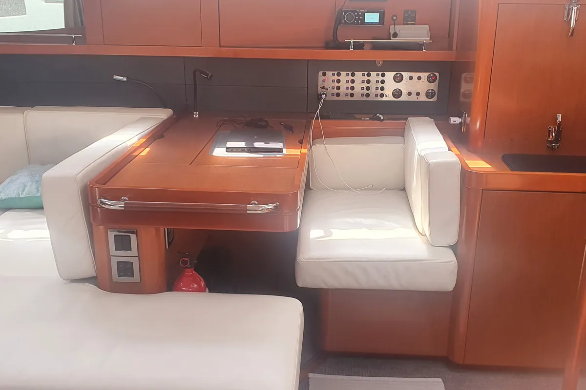 Premium +, a Beneteau Oceanis 60 sailboat at Municipal Unit of Lefkada, Greece