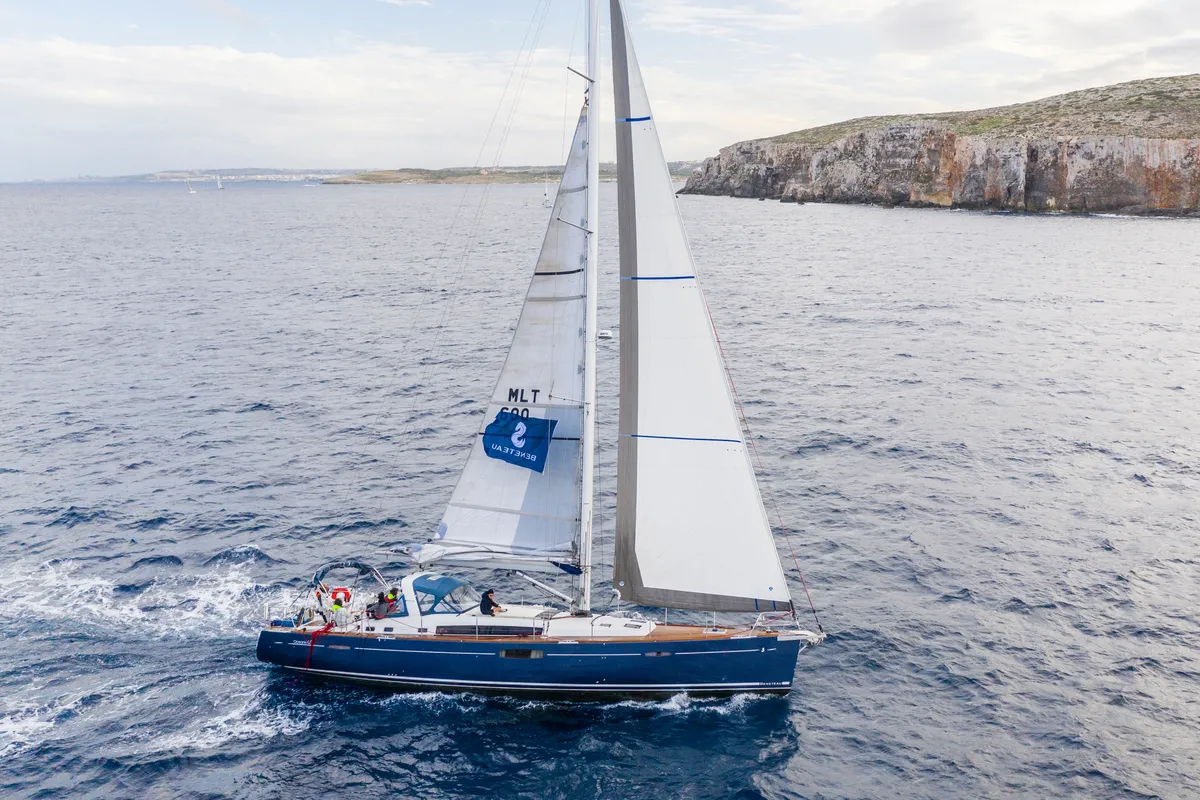 Cabin on Premium +, a Beneteau Oceanis 60 sailboat at Municipal Unit of Lefkada, Greece
