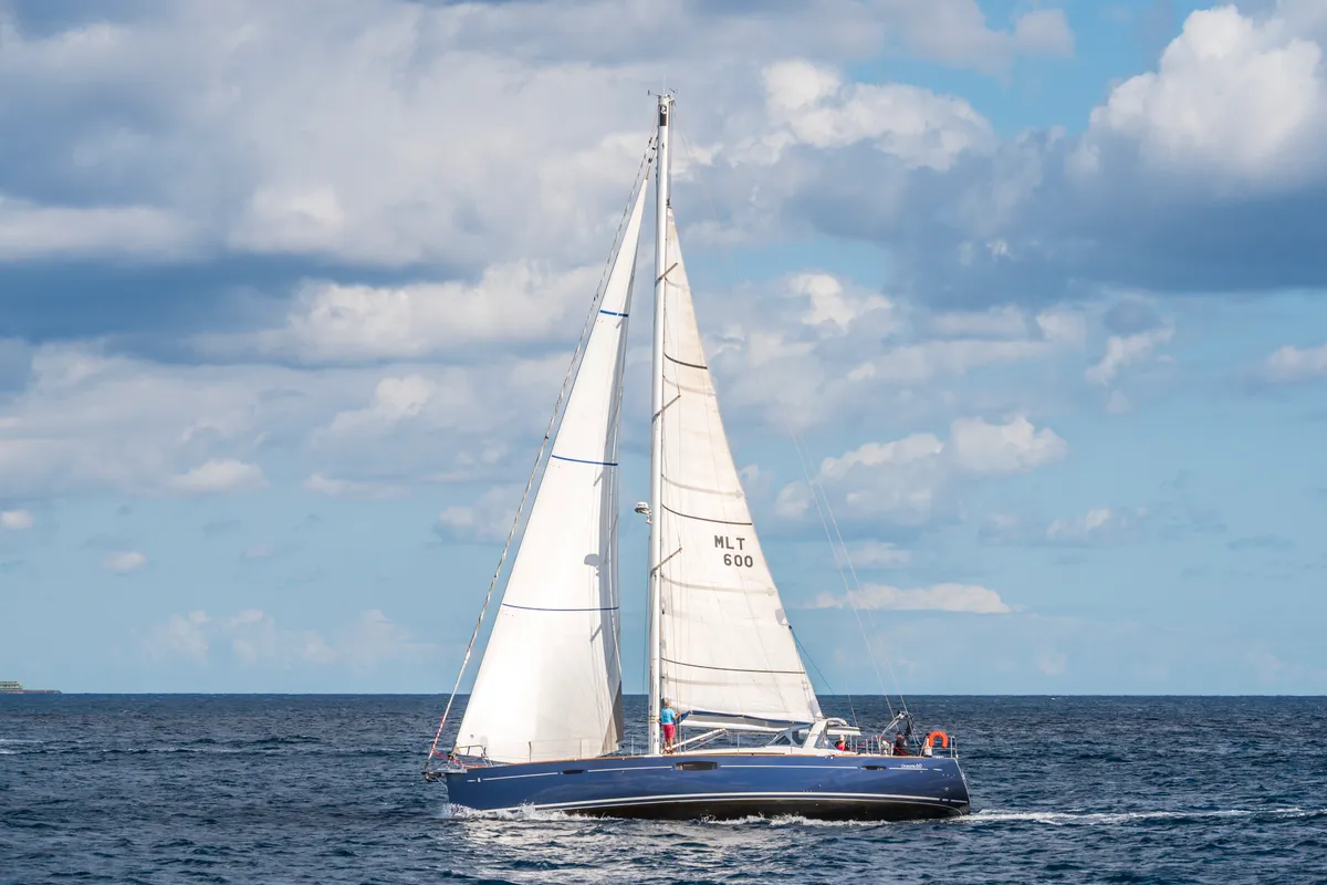 Premium +, a Beneteau Oceanis 60 sailboat at Municipal Unit of Lefkada, Greece