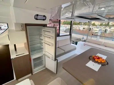 San Marco, a Bali Catspace catamaran at Đuraševići, Montenegro