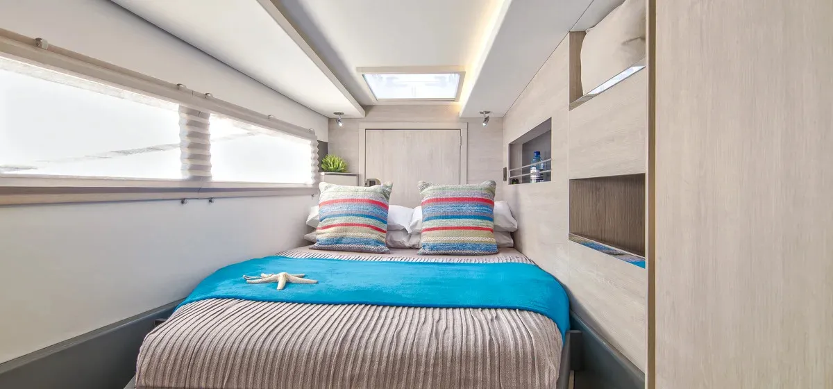 Cabin on Moorings 4500L/10 Exclusive, a Leopard 45 catamaran at Road Town, British Virgin Islands