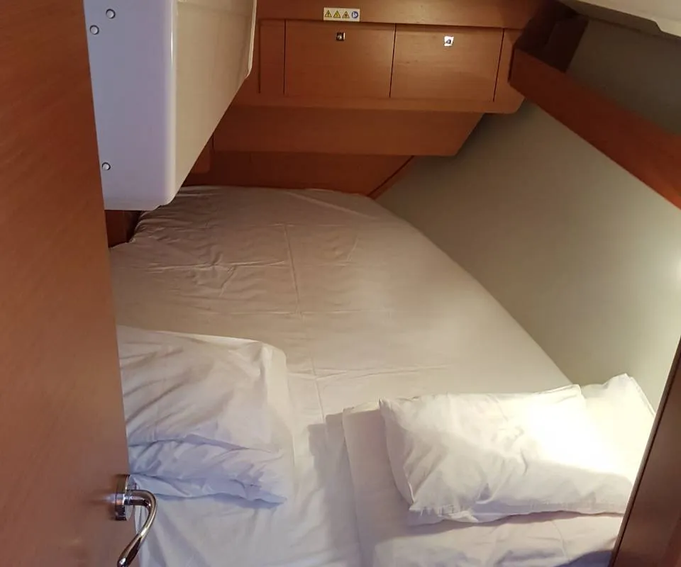 Cabin on Krka, a Dufour 360 Grand Large sailboat at Dubrovnik, Croatia