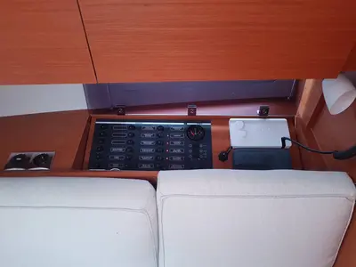 Salon of Krka, a Dufour 360 Grand Large sailboat at Dubrovnik, Croatia