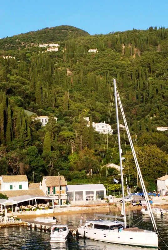 Freedom, a Hanse Yachts Moody 54 DS sailboat at Kontokali, Greece