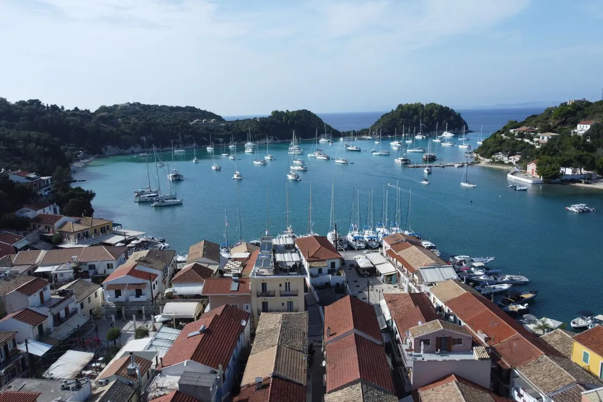 Freedom, a Hanse Yachts Moody 54 DS sailboat at Kontokali, Greece
