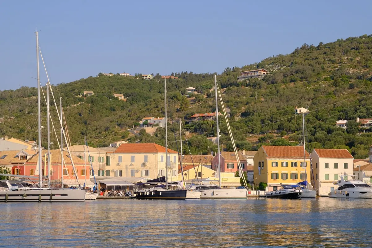 Freedom, a Hanse Yachts Moody 54 DS sailboat at Kontokali, Greece