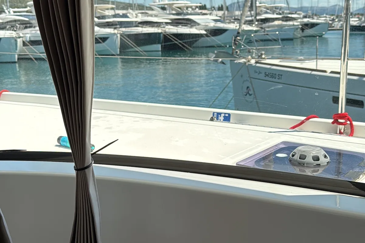 Salon of Sail La Vie, a Lagoon 50 catamaran at Seget Donji, Croatia