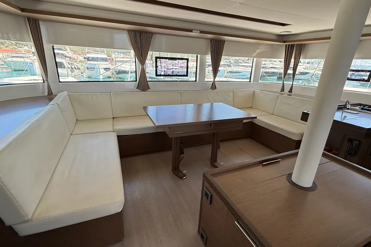 Salon of Sail La Vie, a Lagoon 50 catamaran at Seget Donji, Croatia