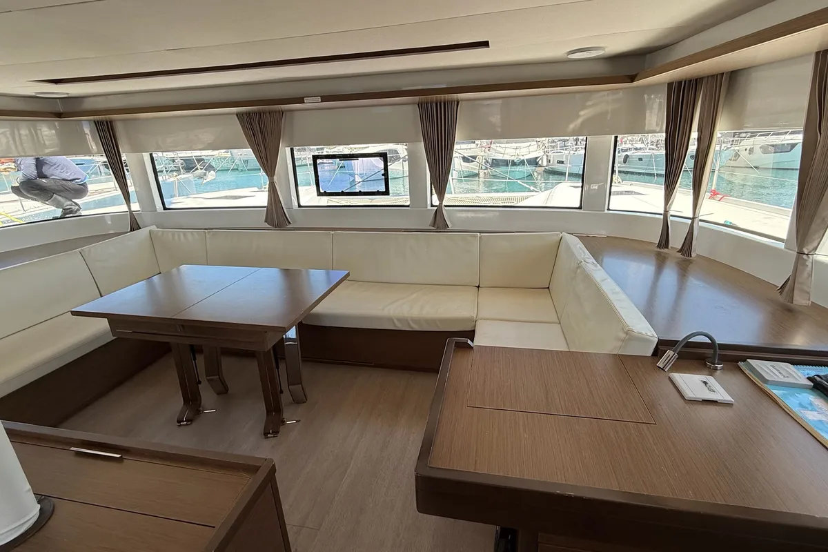 Salon of Sail La Vie, a Lagoon 50 catamaran at Seget Donji, Croatia