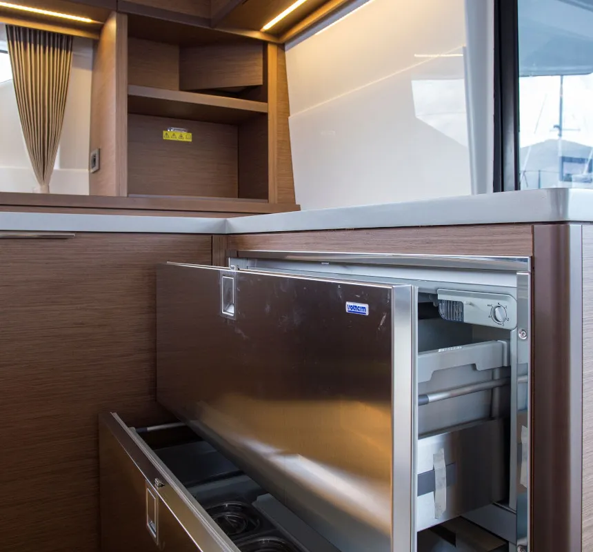 Galley of Sail La Vie, a Lagoon 50 catamaran at Seget Donji, Croatia