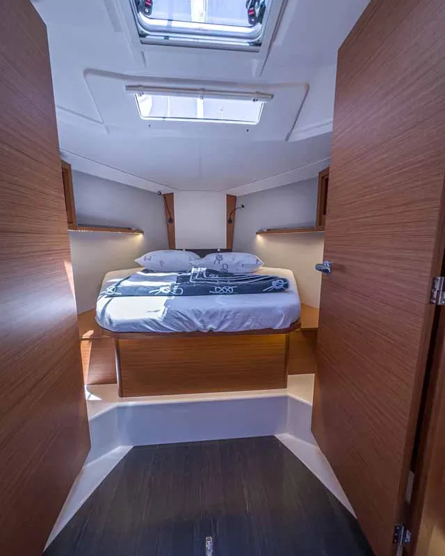 Cabin on Arktur, a Dufour 37 sailboat at Grad Pula, Croatia
