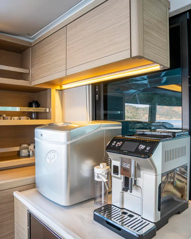 Galley of Albatros Escape, a Lagoon 46 catamaran at Fethiye, Turkey