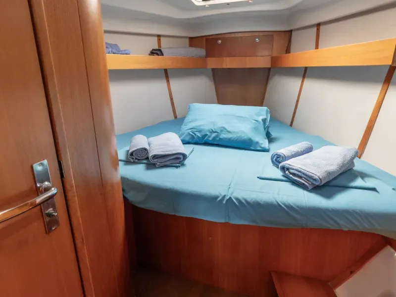 Cabin on Ageras, a Elan 38 sailboat at Preveza, Greece
