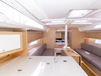 Galley of Nessie, a Dufour 37 sailboat at Grad Biograd na Moru, Croatia