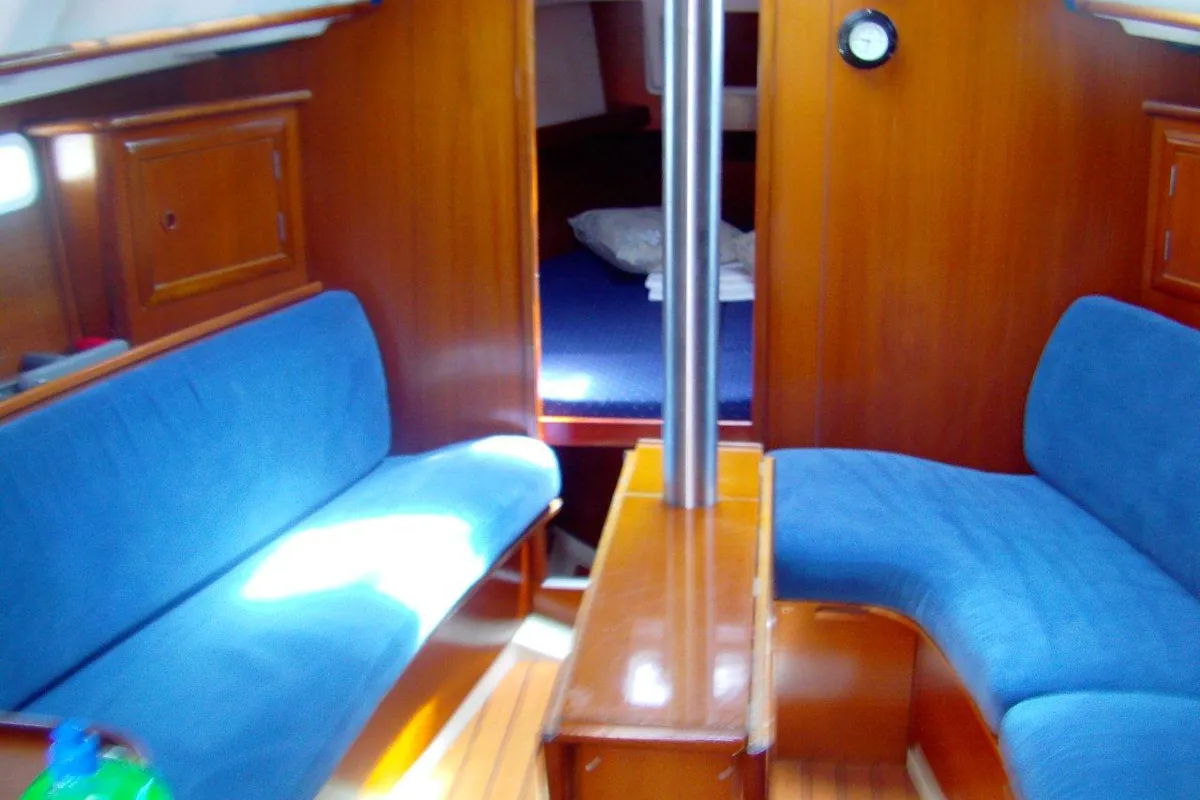 Salon of GRDELIN, a Beneteau Oceanis 331 sailboat at Grad Trogir, Croatia