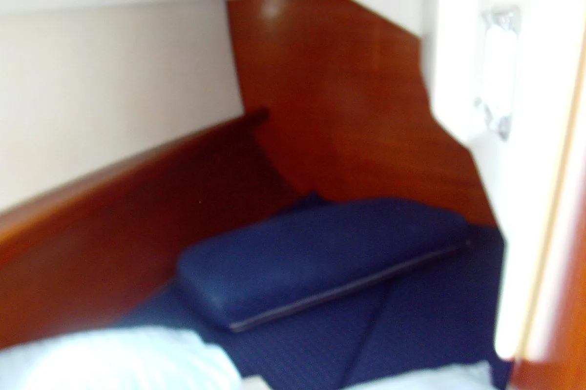 Cabin on GRDELIN, a Beneteau Oceanis 331 sailboat at Grad Trogir, Croatia