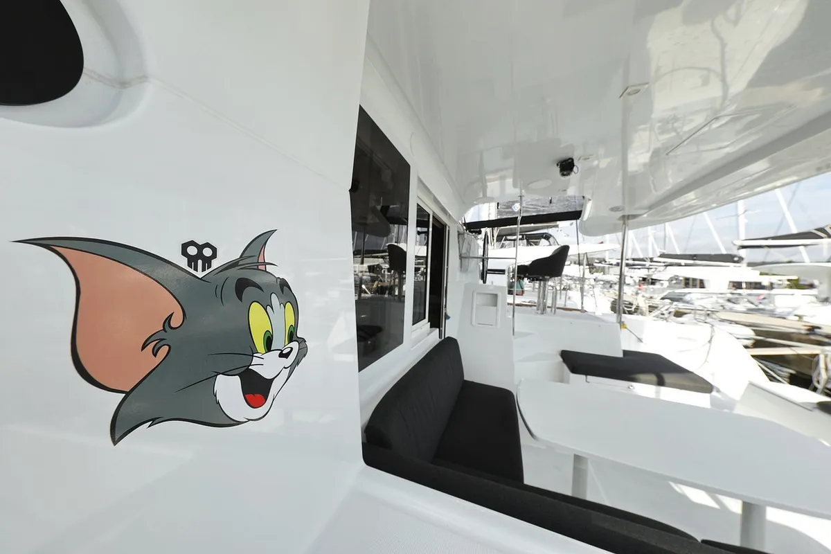 Tom & Jerry, a Lagoon 40 catamaran at Općina Sukošan, Croatia
