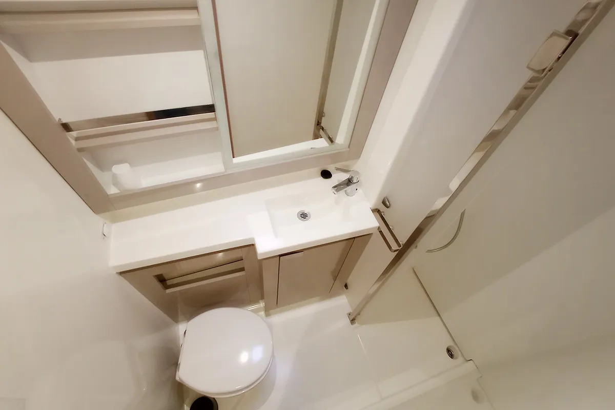 Head on Coco, a Fountaine Pajot Elba 45 catamaran at Seget Donji, Croatia