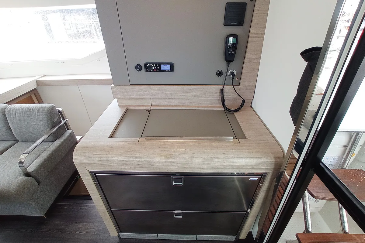 Galley of Coco, a Fountaine Pajot Elba 45 catamaran at Seget Donji, Croatia