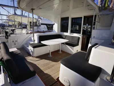 Deck of ALEXANDRIA, a Lagoon 40 catamaran at Općina Sukošan, Croatia