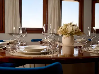 Salon of Bellezza, a Motoryacht motor yacht at Split, Croatia