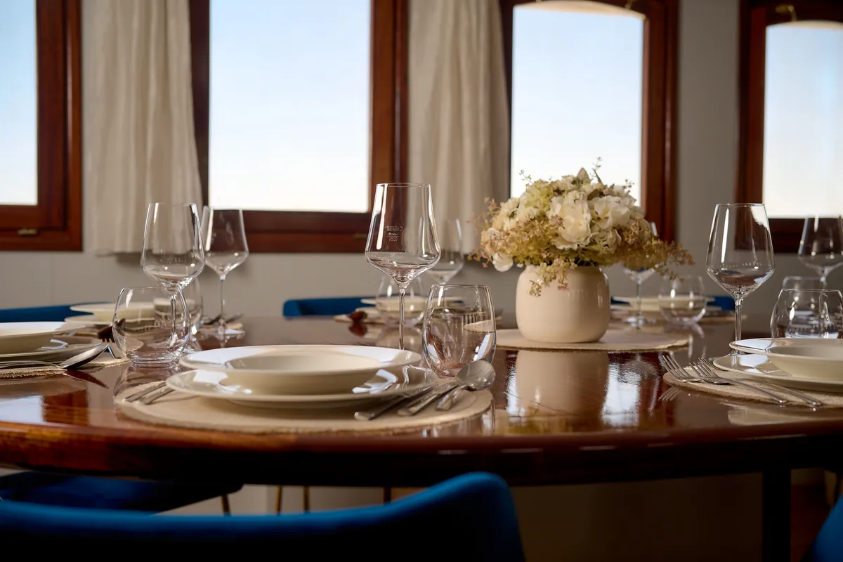 Salon of Bellezza, a Motoryacht motor yacht at Split, Croatia