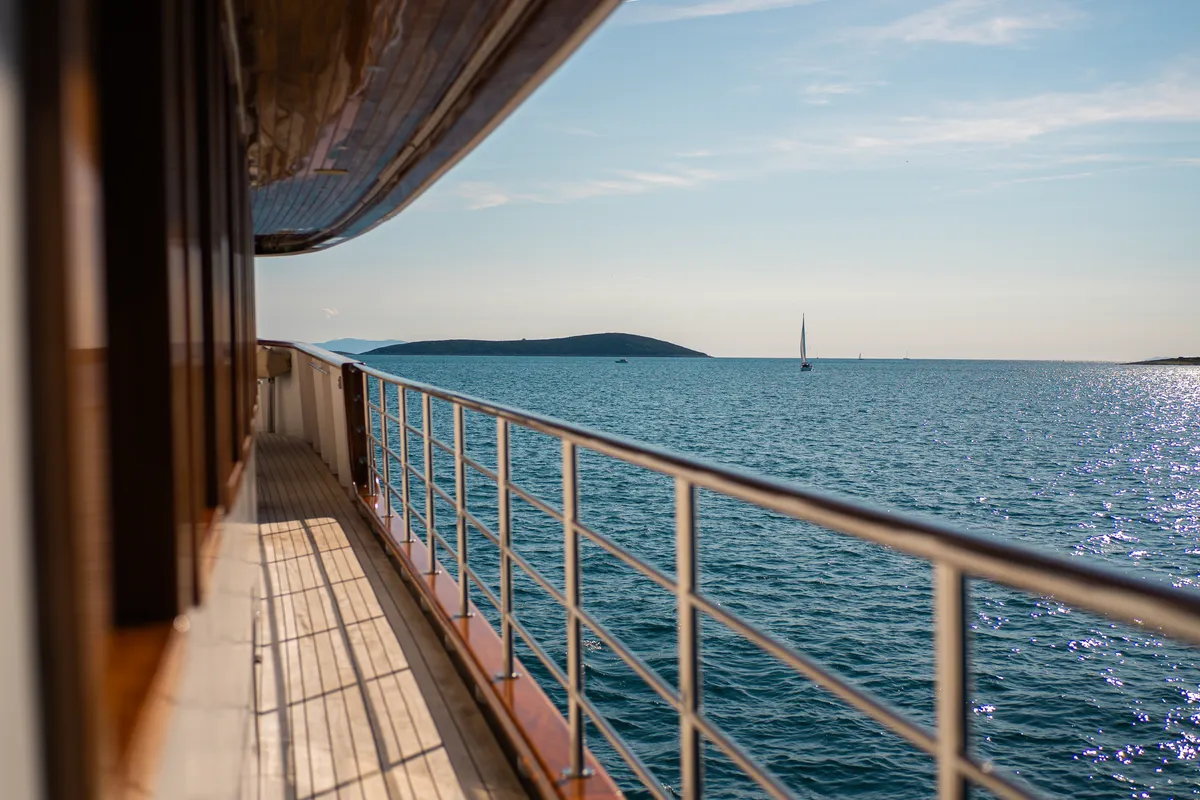 Cabin on Bellezza, a Motoryacht motor yacht at Split, Croatia