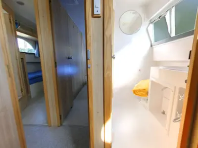 Head on Calypso - Comfort 18, a Cygnet Calypso motorboat at Borough of Runnymede, United Kingdom