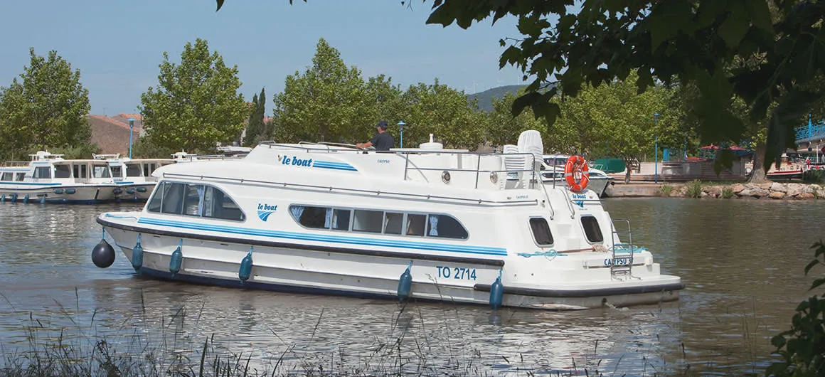 Exterior view of Calypso - Comfort 18, a Cygnet Calypso motorboat at Borough of Runnymede, United Kingdom
