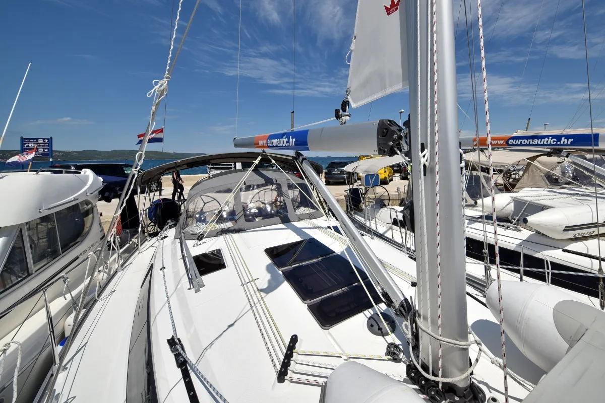 Jazz Band, a Bavaria Cruiser 37 sailboat at Pirovac, Croatia
