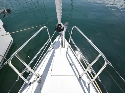 Jazz Band, a Bavaria Cruiser 37 sailboat at Pirovac, Croatia