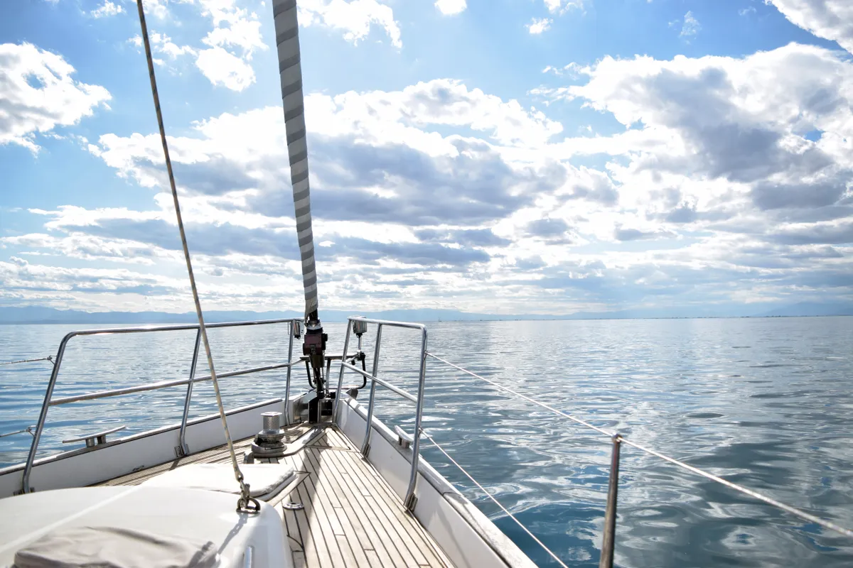 Marina Blue, a Beneteau 57 sailboat at Sithonia Municipal Unit, Greece