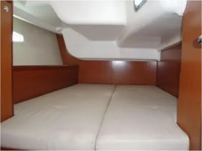 Cabin on Tosca, a Beneteau Oceanis 40 sailboat at Municipal Unit of Elefsina, Greece