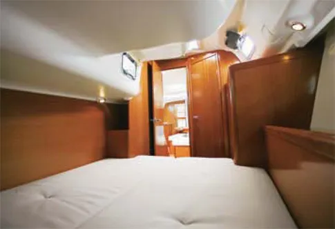 Cabin on Tosca, a Beneteau Oceanis 40 sailboat at Municipal Unit of Elefsina, Greece