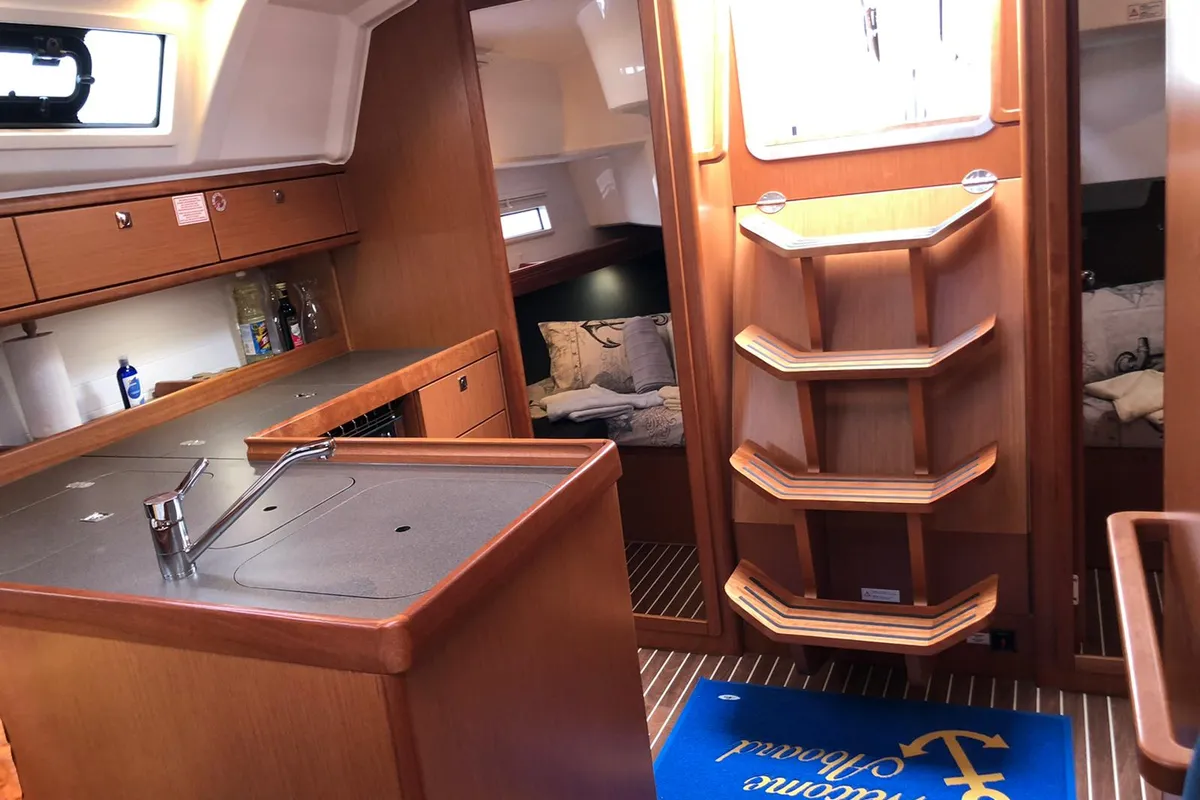 Galley of Lana 3, a Bavaria Cruiser 37 sailboat at Split, Croatia