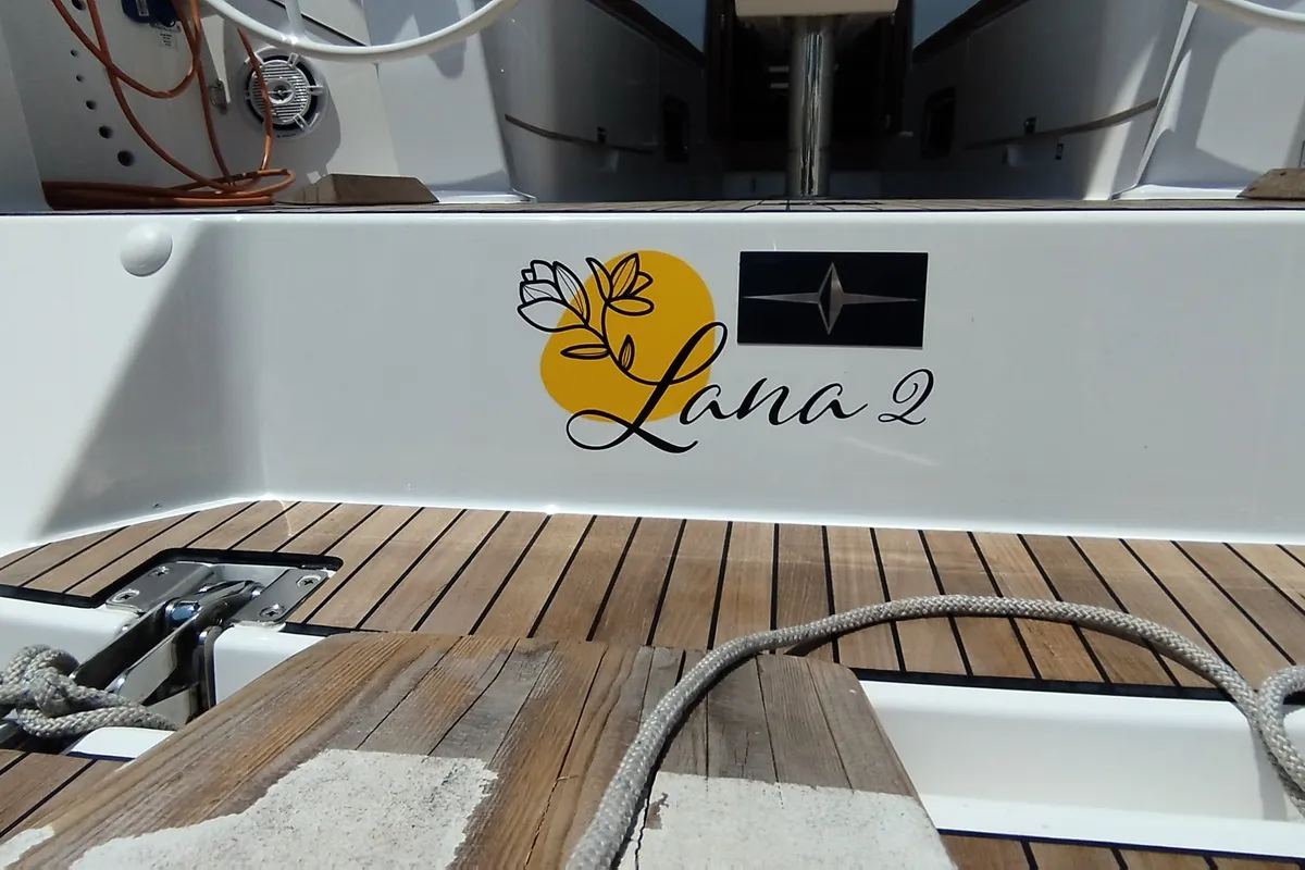 Lana 3, a Bavaria Cruiser 37 sailboat at Split, Croatia