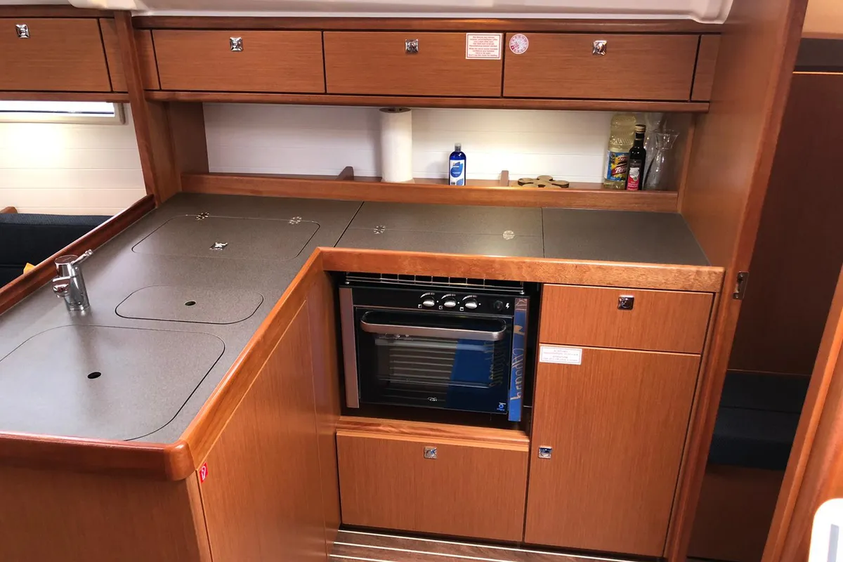Galley of Lana 3, a Bavaria Cruiser 37 sailboat at Split, Croatia