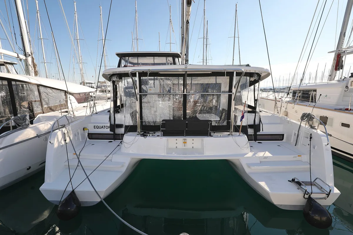 Equator, a Lagoon 42 catamaran at Općina Sukošan, Croatia