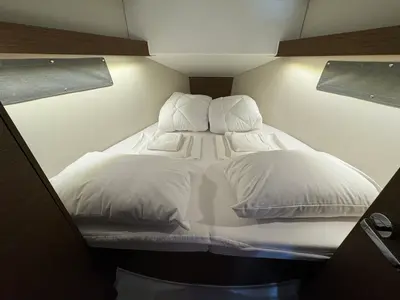 Cabin on Arnie, a Beneteau Oceanis 34.1 sailboat at Općina Sukošan, Croatia