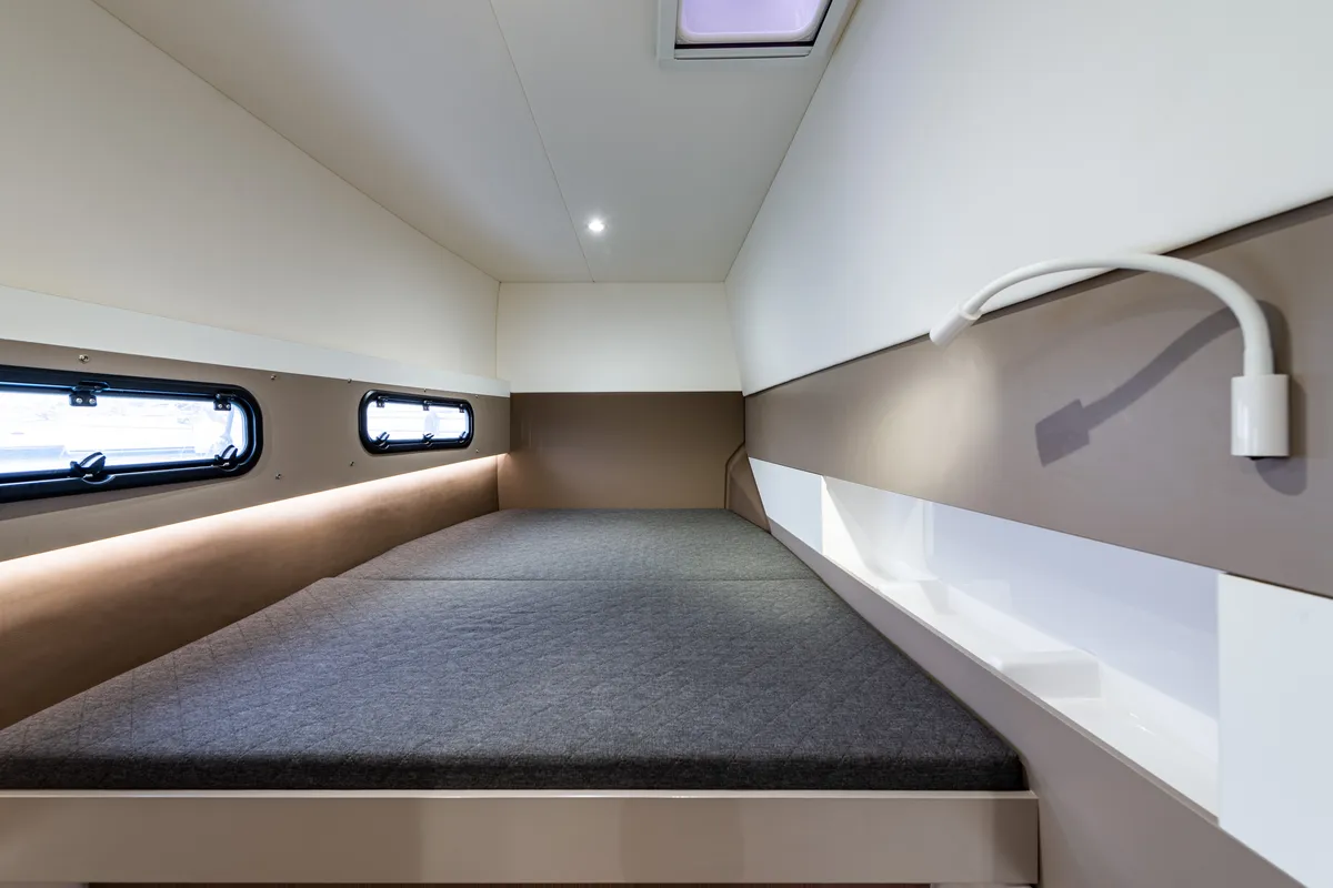 Cabin on Alba, a Bali 4.3 catamaran at Lefkada, Greece