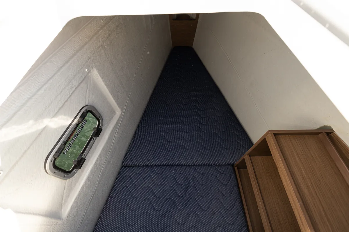 Cabin on Notorious, a Lagoon 42 catamaran at Athens, Greece